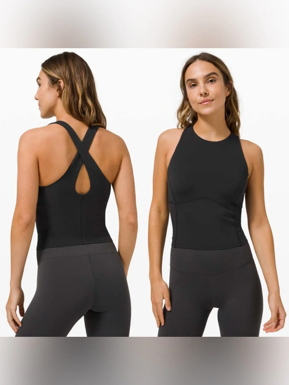 Lululemon Key To Balance Tank Top Black Size 4